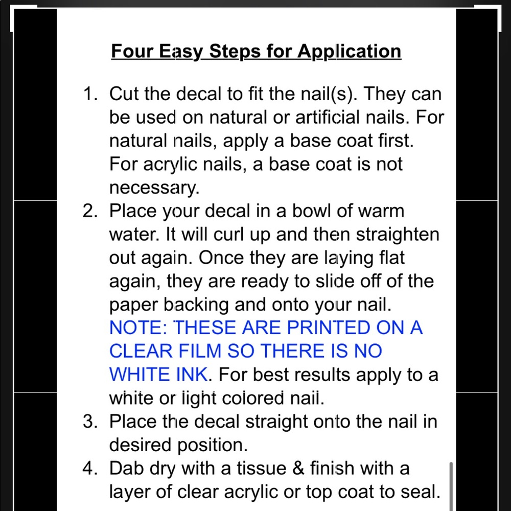 💌BO/GO$6 🦚 Peacock Nail Water transfer decals - Picture 4 of 4